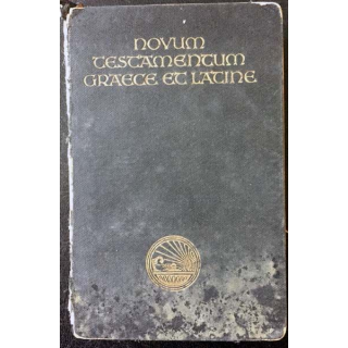 1. Novum testamentum graece et latine de D. Eberhard Nestle et D. Erwin Nestle aux éditions Stuttgart 1943