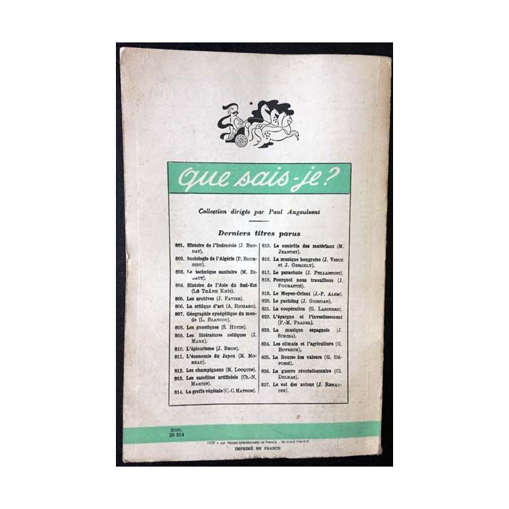 1. N°751 Que sais je ? Esthétique du cinéma de Henri Agel aux éditions Presses universitaires de France