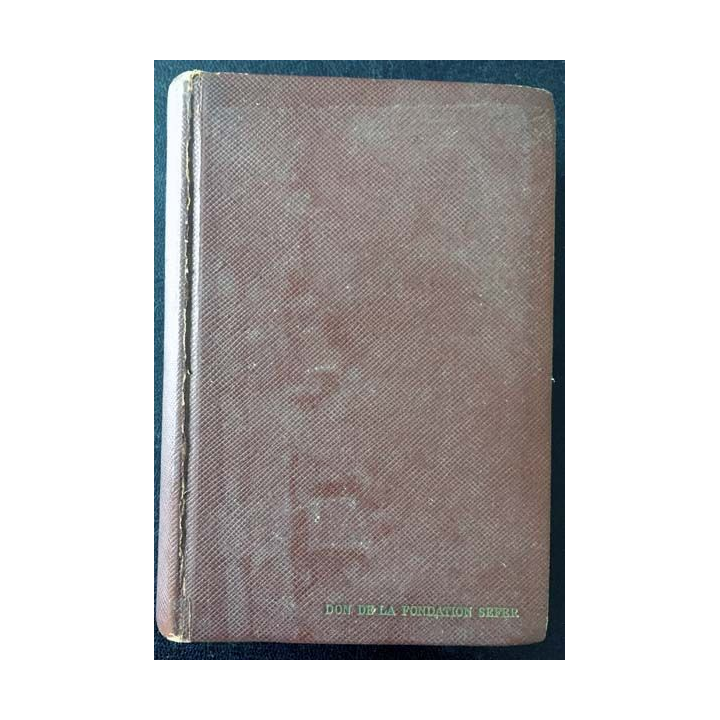 1. Rituel de prières pour tous les jours de l'année par Le Grand Rabbin S. Debré 1932