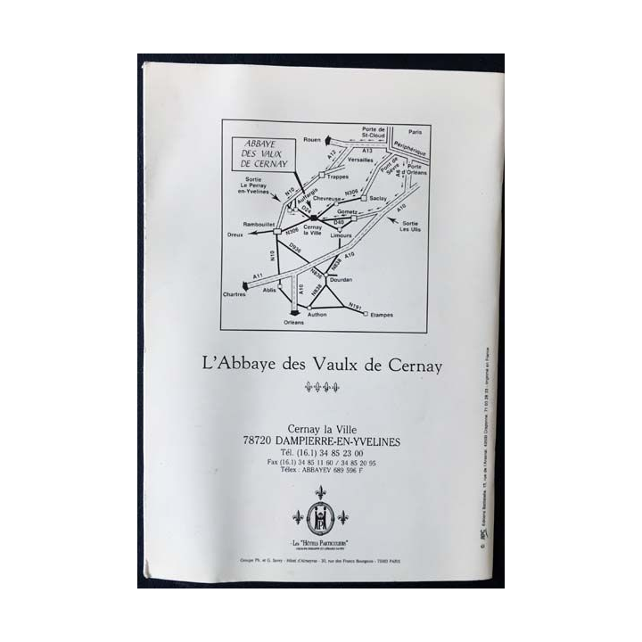 1. L'Abbaye des Vaulx de Cernay aux éditions Battistella