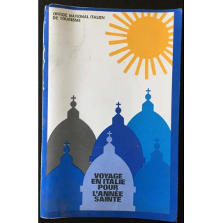 1. Voyage en Italie pour l'année Sainte de l'office national italien de tourisme