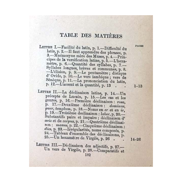 1. Cornélie ou le latin sans pleur de S. Reinach aux éditions librairie Hachette 1914