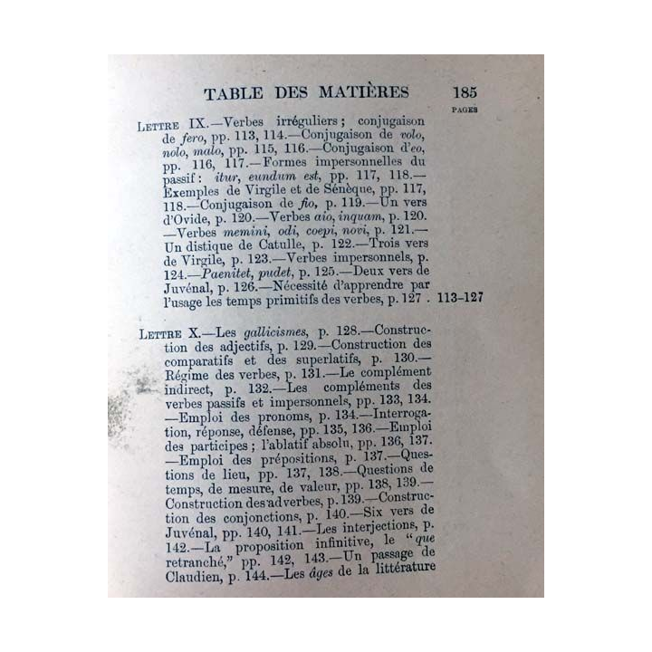 1. Cornélie ou le latin sans pleur de S. Reinach aux éditions librairie Hachette 1914