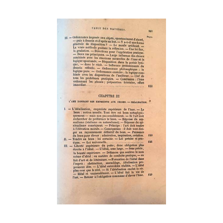 1. Théorie des belles-lettres l'âme et les choses dans la parole par R.P.G Longhaye aux éditions Retaux-Bray 1885