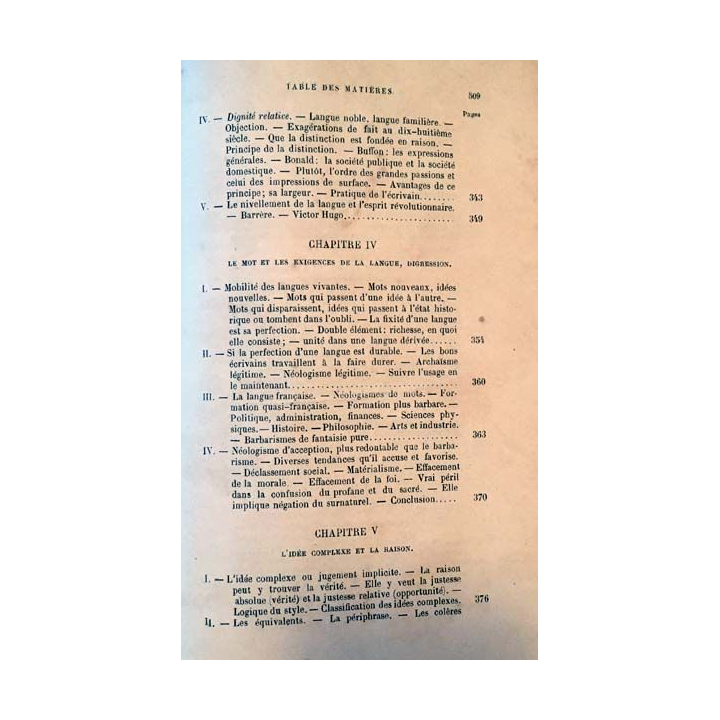 1. Théorie des belles-lettres l'âme et les choses dans la parole par R.P.G Longhaye aux éditions Retaux-Bray 1885
