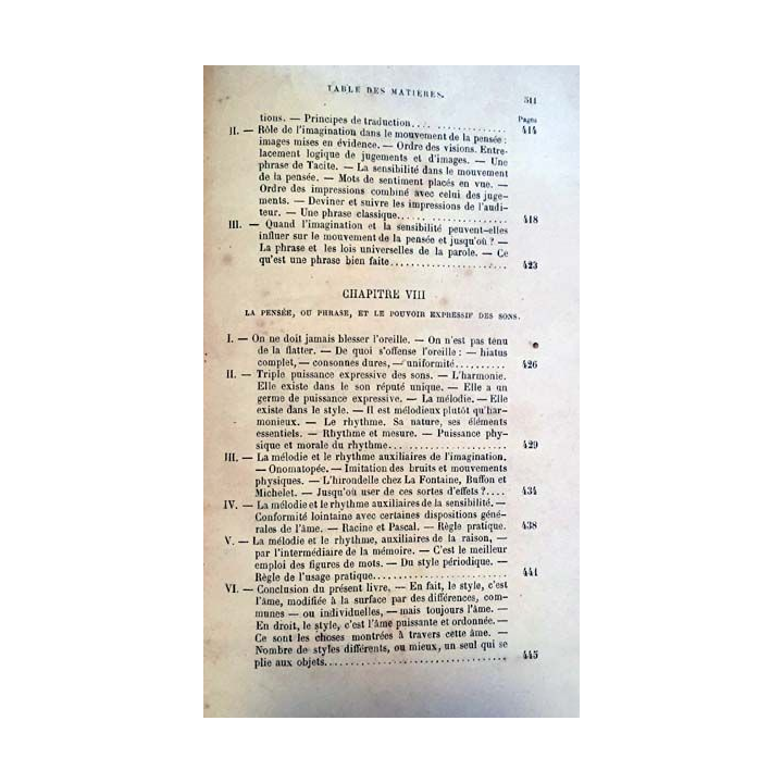 1. Théorie des belles-lettres l'âme et les choses dans la parole par R.P.G Longhaye aux éditions Retaux-Bray 1885