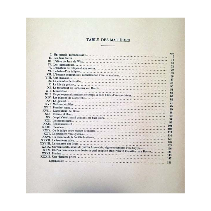 1. La tulipe noire de A. Dumas aux éditions Delagrave 1955