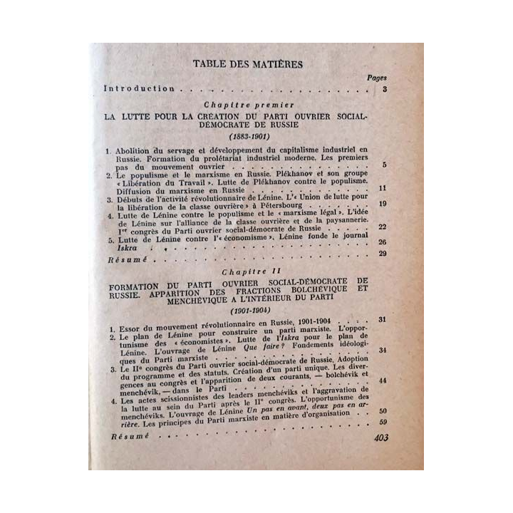 1. Histoire du parti communiste de l'U.R.S.S rédigé par une commission du comité central du P.C de l'U.R.S.S