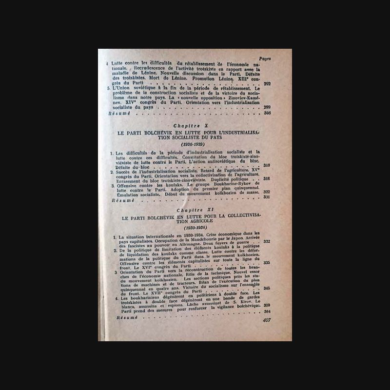 Histoire du parti communiste de l'U.R.S.S