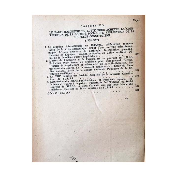 1. Histoire du parti communiste de l'U.R.S.S rédigé par une commission du comité central du P.C de l'U.R.S.S