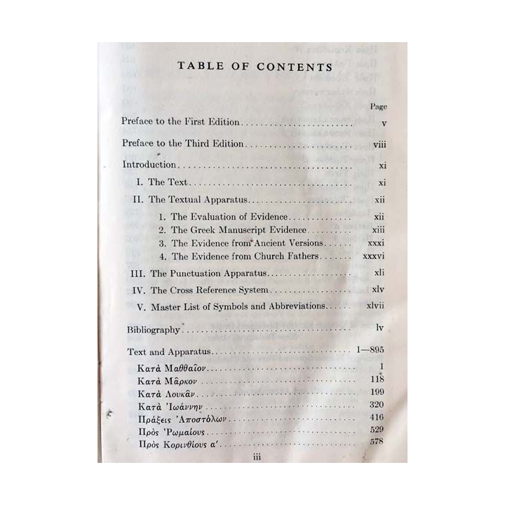 1. The Greek new testament de Kurt Aland, Matthew Black, Carlo M. Martini, Bruce M. Metzger, and Allen Wikgren