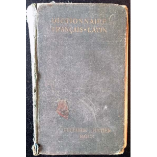1. Dictionnaire français-latin de E. Decahors aux éditions librairie A. Hatier 1939
