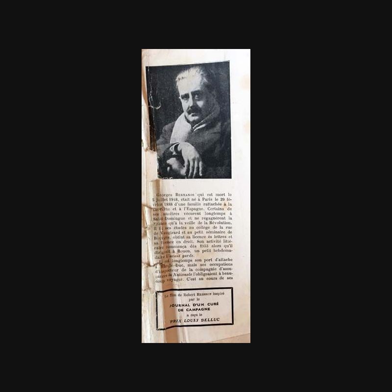 Journal D Un Curé De Campagne Analyse Journal d'un curé de campagne de Georges Bernanos aux éditions Plon