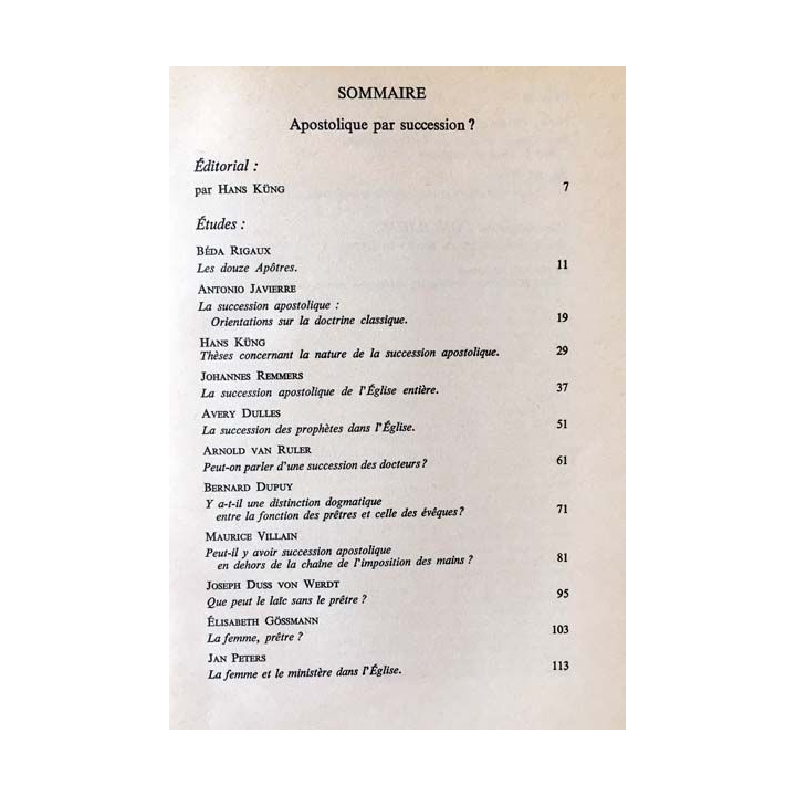 1. Concilium 34 revue internationale de théologie aux éditions Mame