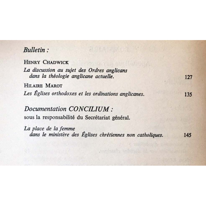 1. Concilium 34 revue internationale de théologie aux éditions Mame