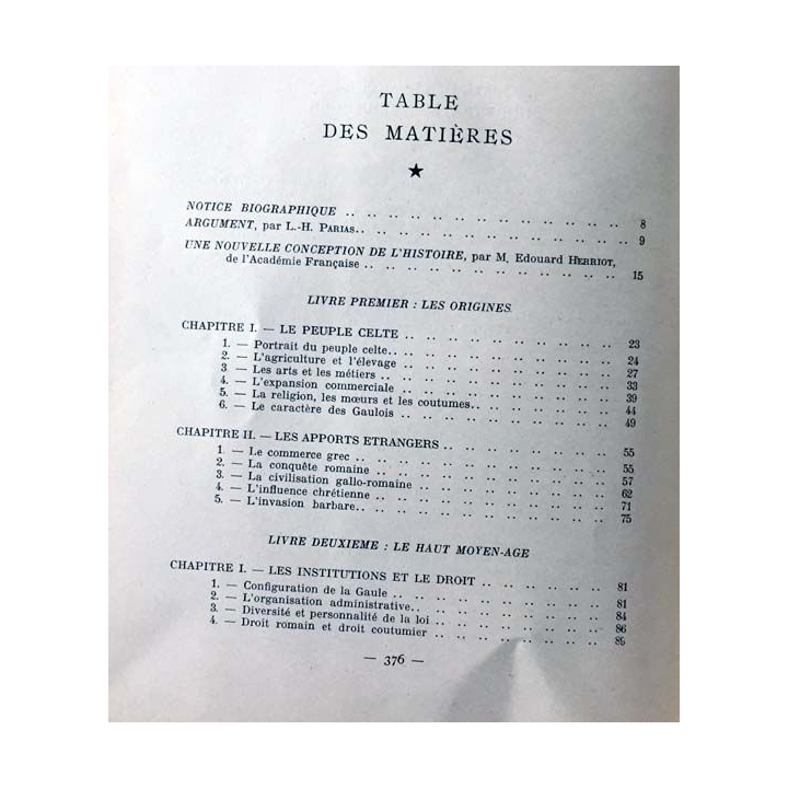 1. L'histoire du peuple français des origines au moyen âge de Régine Pernoud aux éditions nouvelle librairie de France