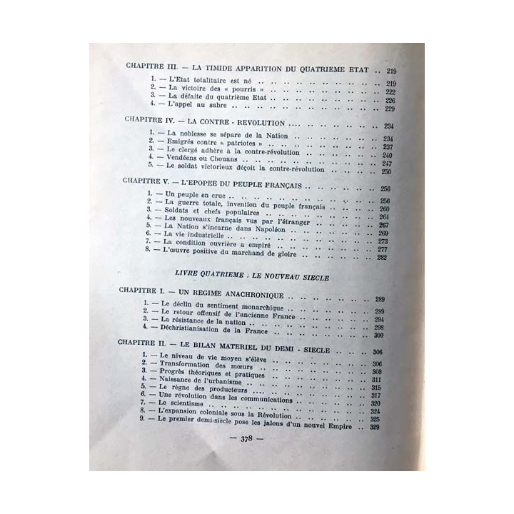 1. L'histoire du peuple français de la régence aux trois révolutions de Pierre Lafue Édition nouvelle librairie de France