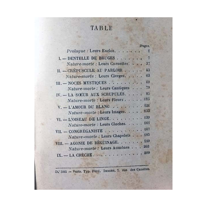 1. Musée de Béguines de Georges Rodenbach aux éditions bibliothèque Charpentier 1894