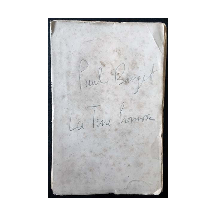 1. La terre promise de Paul Bourget aux éditions Alphonse Lemerre 1892