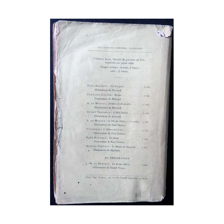 1. Cosmopolis de Paul Bourget aux éditions Alphonse Lemerre 1894