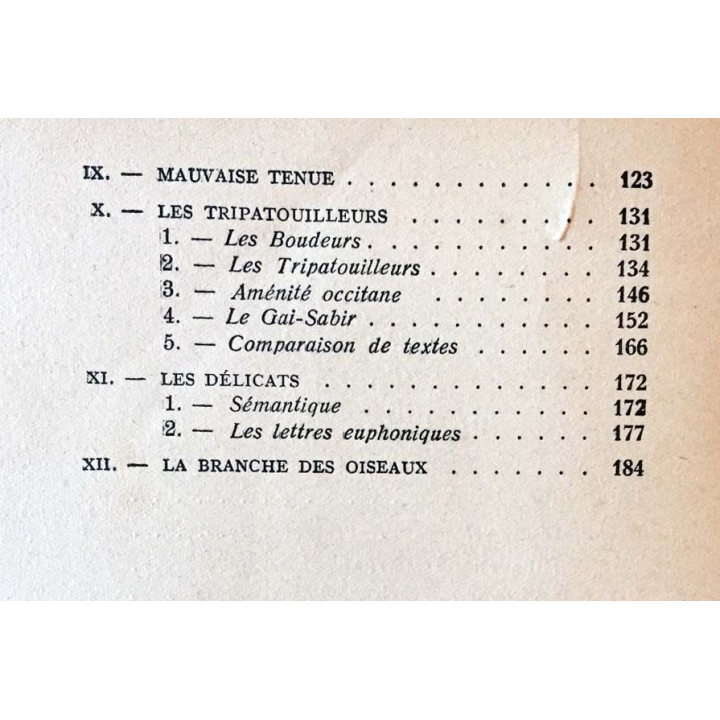1. La branche des oiseaux de Sully-André Peyre aux éditions Marsyas 1948