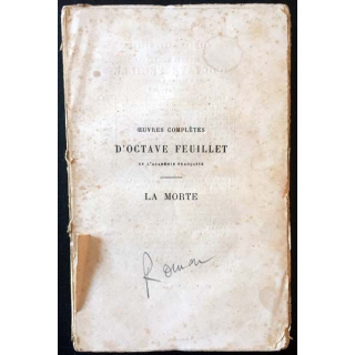 1. La morte de Octave Feuillet aux éditions Calmann-Lévy 1886
