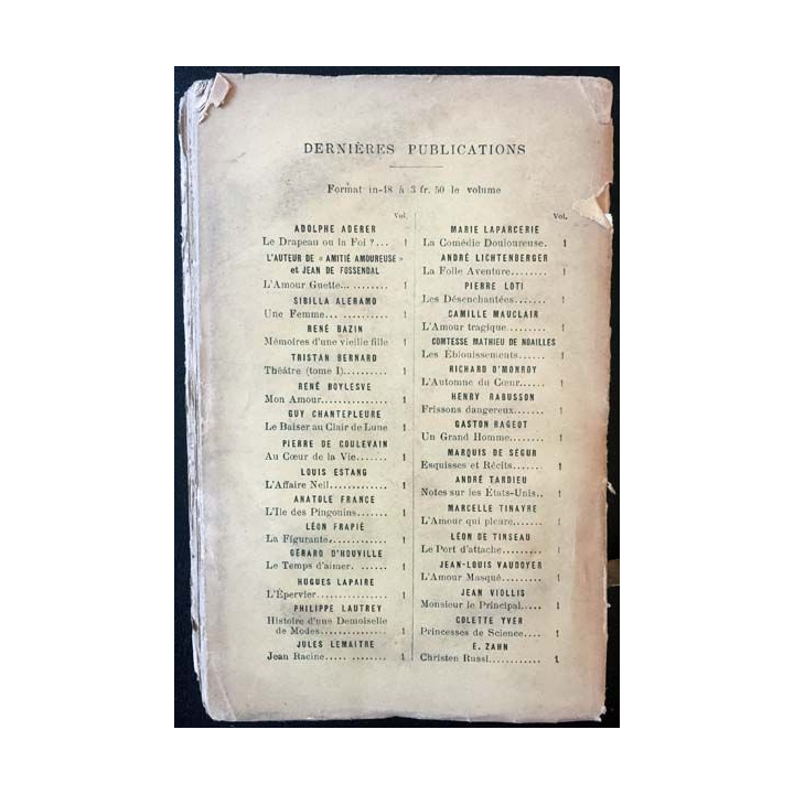 1. Lettres à une inconnue de Prosper Mérimée aux éditions Calmann-Lévy