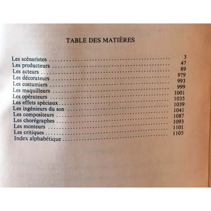 1. Dictionnaire du cinéma - Acteurs - Producteurs - Scénaristes - Techniciens de Jean Tulard aux éditions Robert Laffont