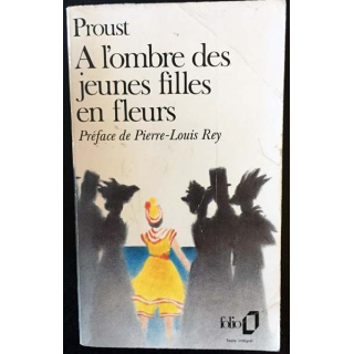 1. A l'ombre des jeunes filles en fleurs de Marcel Proust aux éditions Gallimard 1988