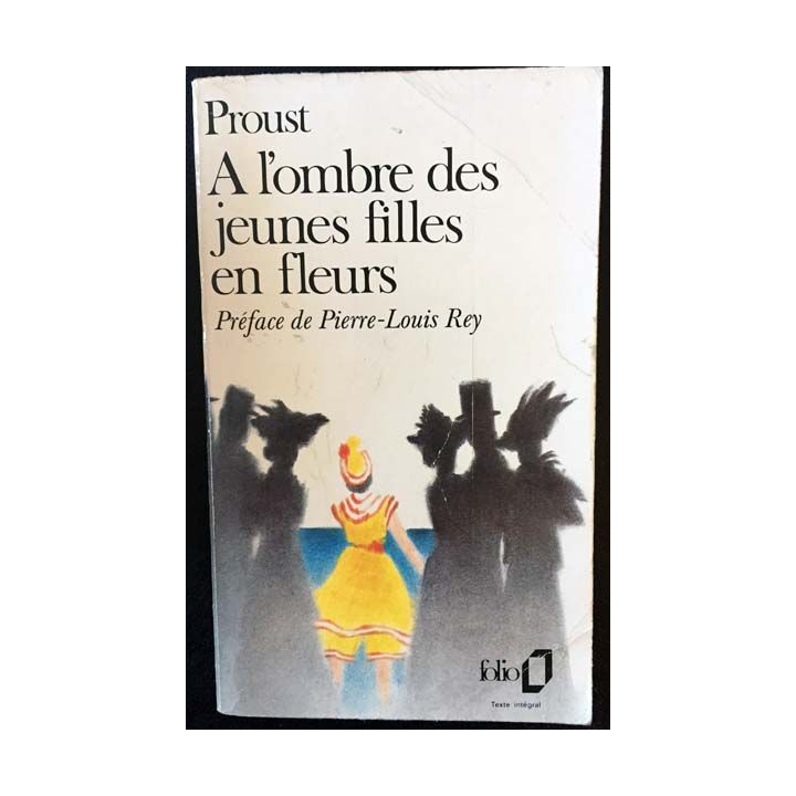 1. A l'ombre des jeunes filles en fleurs de Marcel Proust aux éditions Gallimard 1988