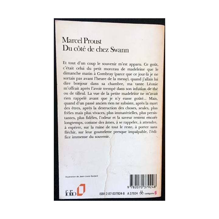 1. Du côté de chez Swann de Marcel Proust aux éditions Gallimard 1988