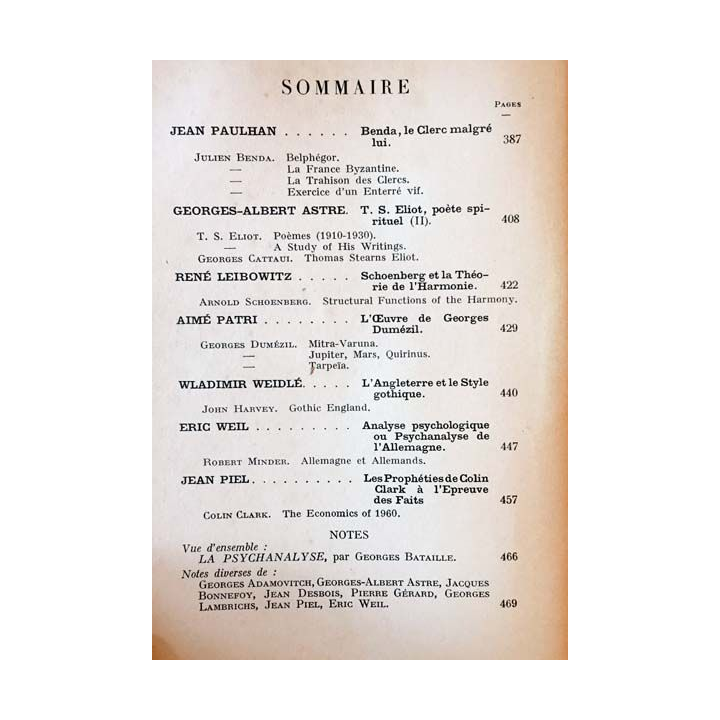 1. Critique n°24 Revue générale des publications françaises et étrangères Mai 1948