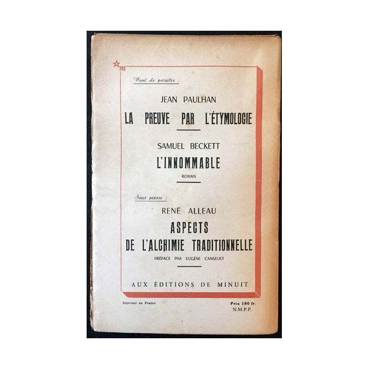 1. Critique n°73 Revue générale des publications françaises et étrangères Juin 1953