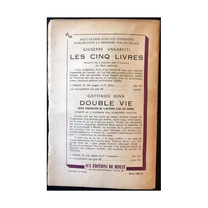 1. Critique n°84 Revue générale des publications françaises et étrangères Mai 1954