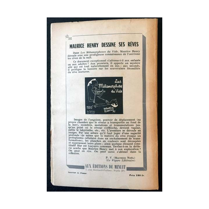 1. Critique n°93 Revue générale des publications françaises et étrangères Février 1954