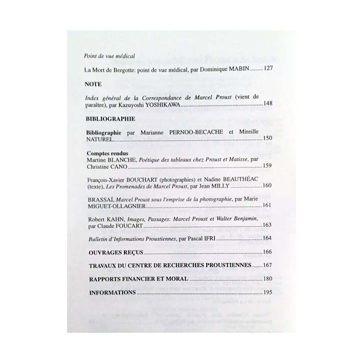 1. Bulletin de Marcel Proust société des amis de Marcel Proust et des amis de Combray 1998 N°48