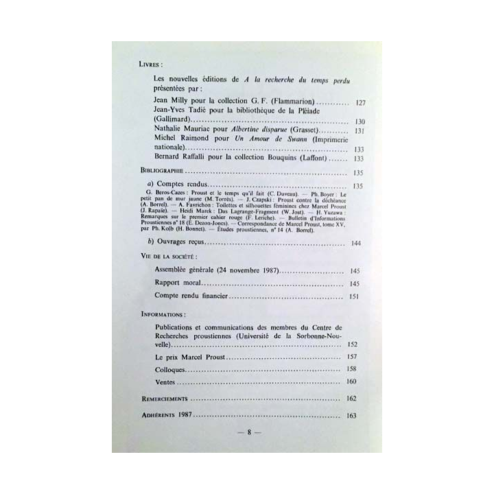 1. Bulletin de la société des amis de Marcel Proust 1988 N°38