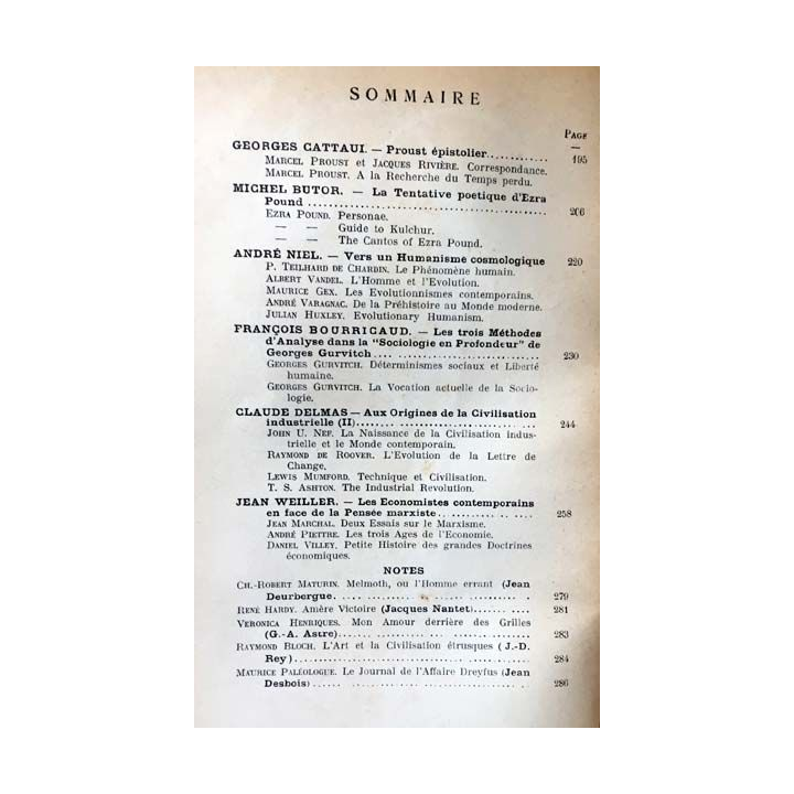 1. Critique n°106 Revue générale des publications françaises et étrangères Mars 1956 aux éditions de Minuit