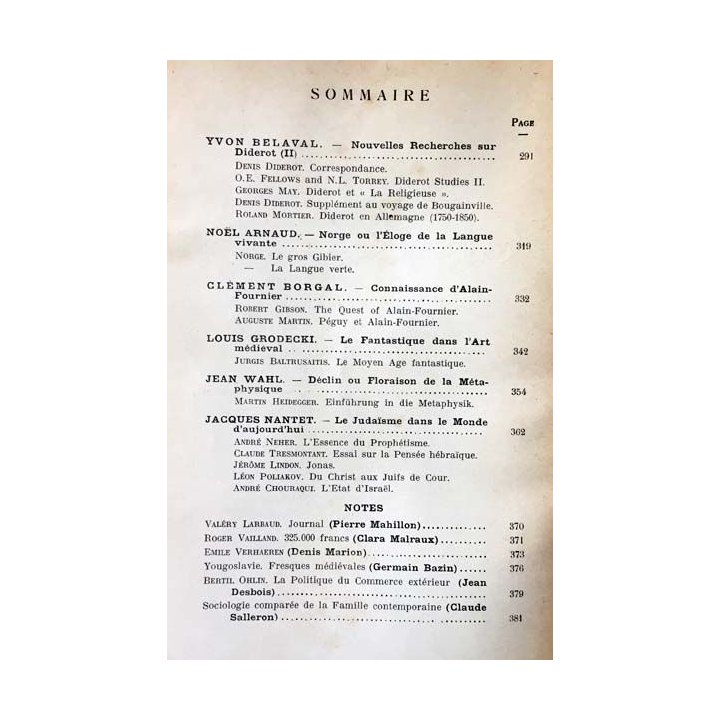 1. Critique n°107 Revue générale des publications françaises et étrangères Avril 1956 aux éditions de Minuit