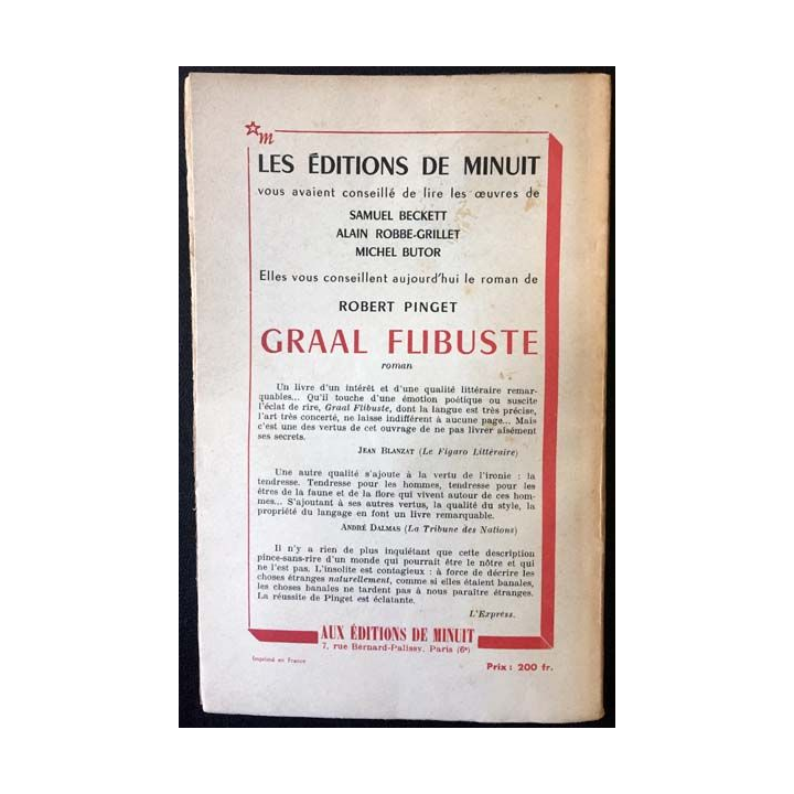1. Critique n°118 Revue générale des publications françaises et étrangères Mars 1957 aux éditions de Minuit