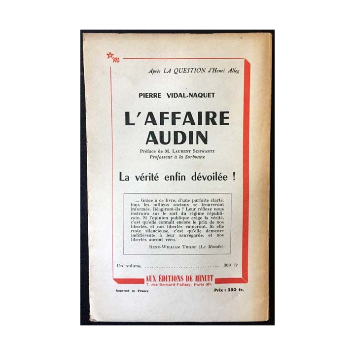 1. Critique n°133 Revue générale des publications françaises et étrangères Juin 1958 aux éditions de Minuit