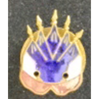 Insigne miniature des amitiés africaines de hauteur 2 cm (manque le centre)