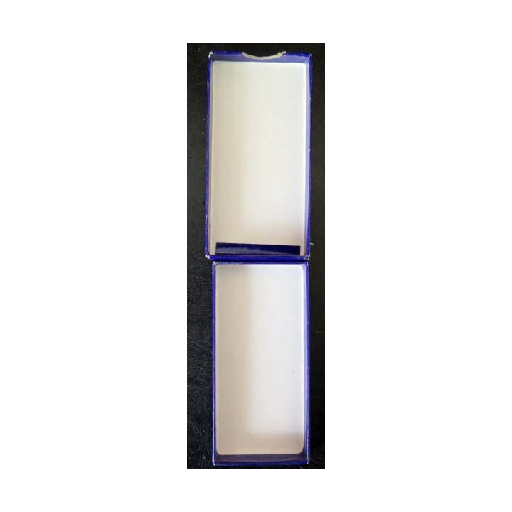 LOT DE 10 boites de médailles blanches ou bleues 