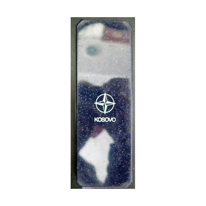 0. lot de 10 boites de médailles "Kosovo" avec mousse blanche intérieure