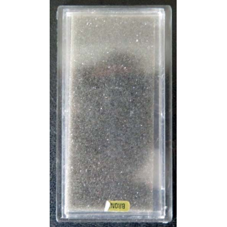 0. Lot de 15 boites de médailles en plastique transparent avec coussin de mousse noire intérieur