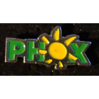 PIN'S PHOX : Phox soleil de largeur 2 cm