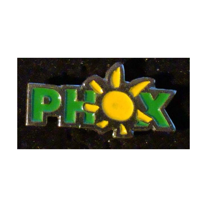 PIN'S PHOX : Phox soleil de largeur 2 cm