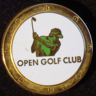 PIN'S GOLF : Open Golf Club de diamètre 2,7 cm