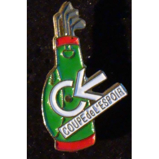 PIN'S GOLF : Coupe de l'espoir de hauteur 2,5 cm