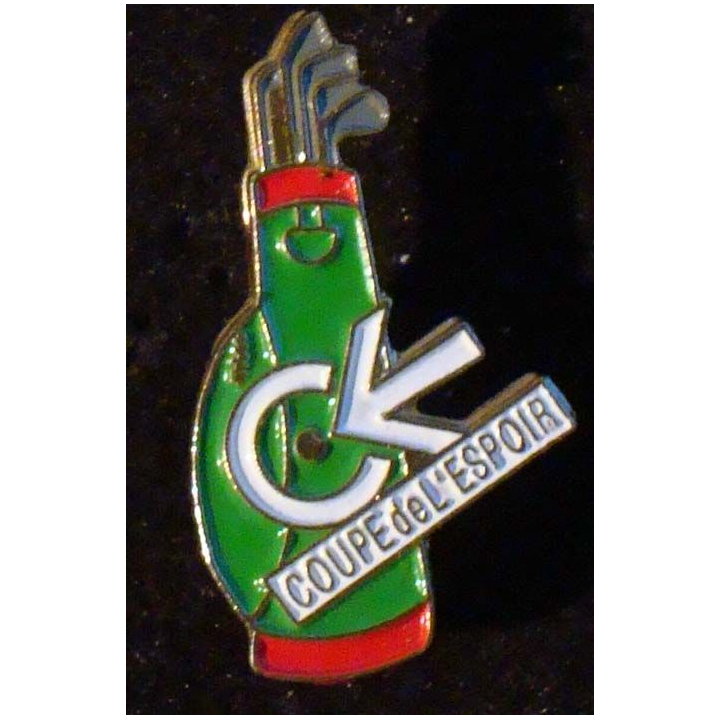 PIN'S GOLF : Coupe de l'espoir de hauteur 2,5 cm